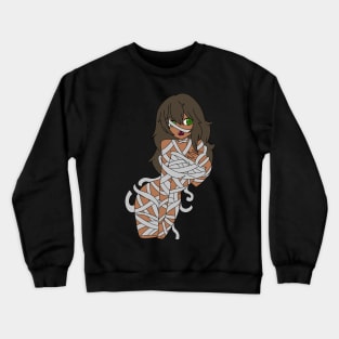 Halloween Mummy Girl Crewneck Sweatshirt